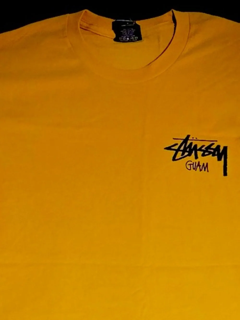 Stussy T Shirt new deadstock y2k Stüssy Guam Chapter size Small 🇬🇺 🆕 - Picture 5 of 8